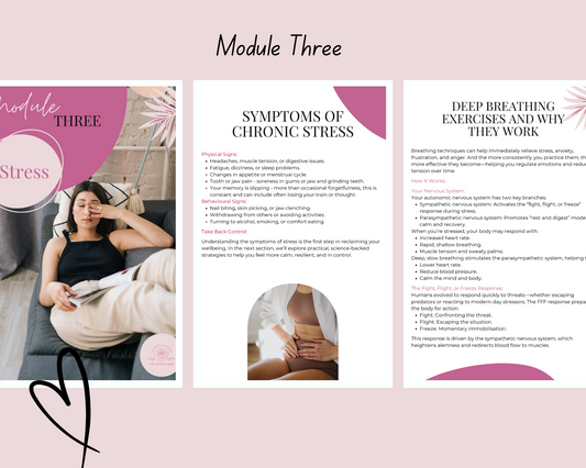 Module 3: Stress – Understanding It, Managing It, Reclaiming Calm