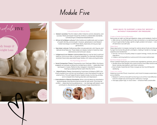 Module 5: Body Image & Weight Loss — Rewriting the Rules with Compassion