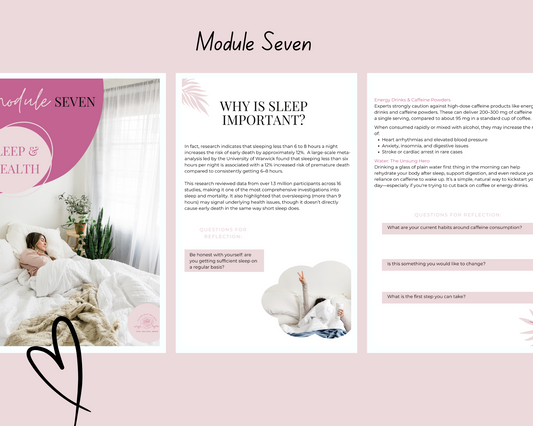 Module 7: Sleep & Health — Restoring Your Body, Recharging Your Mind