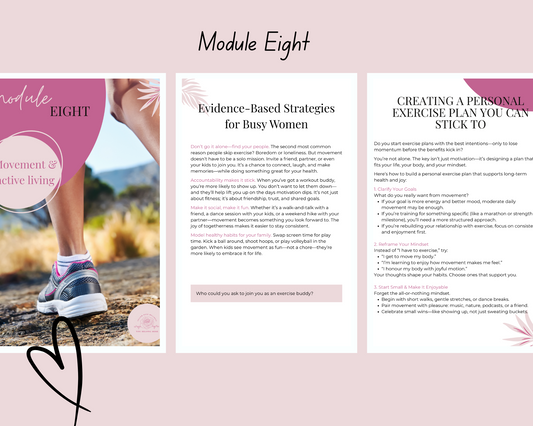Module 8: Movement & Active Living — Reclaiming Joy in Motion